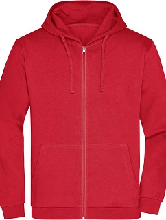 JN Pánská mikina s kapucí 02.0 red model 22436980 - Daiber