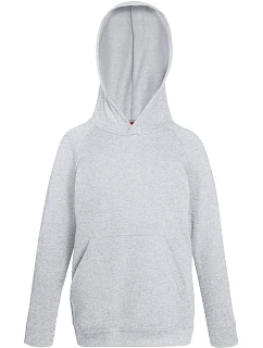 Kids Lightweight Hooded Sweat Dětská mikina s kapucí model 22421687 heather grey - Fruit of the Loom