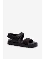 Dámské sandály na platformě Big Star model 21660791 černé - Big Star Shoes Dámské sandály na platformě Big Star model 21660791 černé - Big Star Shoes