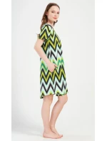 Dámské domácí šaty s krátkým rukávem Zuzana Dámské domácí šaty s krátkým rukávem Zuzana