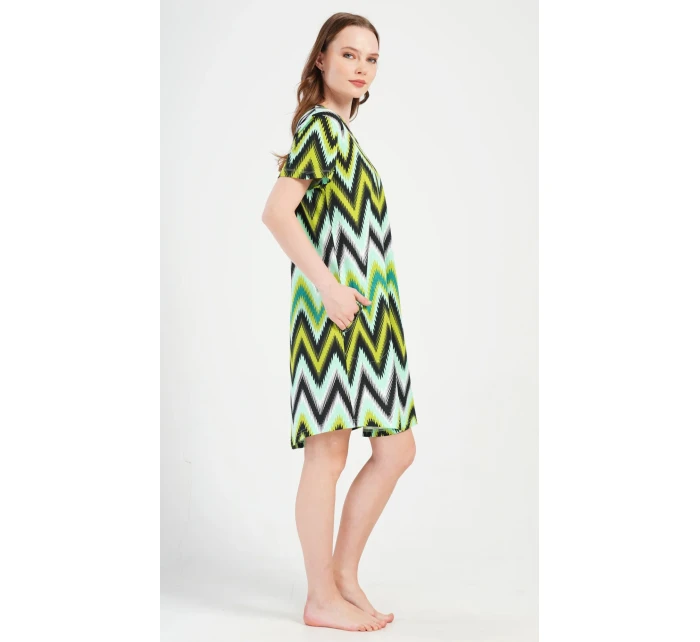 Dámské domácí šaty s krátkým rukávem Zuzana Dámské domácí šaty s krátkým rukávem Zuzana