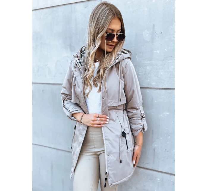 Dámská přechodná bunda parka STYLE šedá model 21970984 - Dstreet