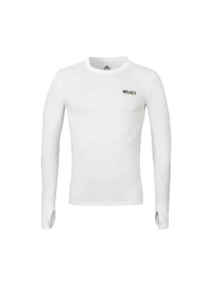 SELECT Thermoactive T-shirt 6902 WHITE s otvorem na palec DLOUHÝ RUKÁV