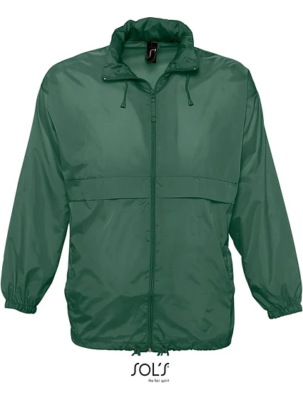 SOL'S Surf Unisex větrovka 25.2000 forest green SOL'S Surf Unisex větrovka 25.2000 forest green