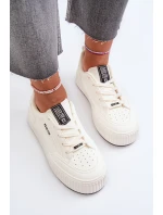 Dámské tenisky na platformě Big Star model 21654856 Bílé - Big Star Shoes Dámské tenisky na platformě Big Star model 21654856 Bílé - Big Star Shoes