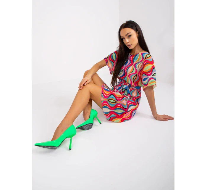 Šaty DHJ SK 9651.51 tmavě růžová