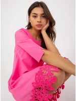 Dámské šaty LK SK model 17772557 růžové - FPrice Dámské šaty LK SK model 17772557 růžové - FPrice