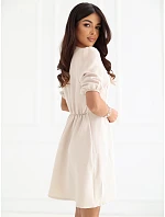 Sukienka MI SK beżowy model 22109855 - FPrice Sukienka MI SK beżowy model 22109855 - FPrice