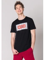 Pánské tričko John Frank JFTCOOL25 WORK HARD