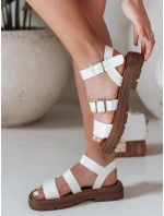 Dámské sandály s přezkami white Dstreet model 21988387 - FashionStreet Dámské sandály s přezkami white Dstreet model 21988387 - FashionStreet