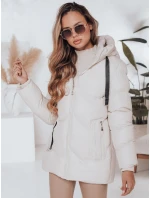 Dámská zimní bunda SALVONA světle béžová prošívaná FashionStreet TY5004