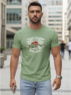 Tshirt męski z nadrukiem model 22194492 - FashionStreet