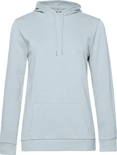 B&C #Hoodie /women Dámská mikina s kapucí 01.W04W pure sky