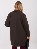 Płaszcz IT PL model 21782494 ciemny brązowy - FPrice Płaszcz IT PL model 21782494 ciemny brązowy - FPrice