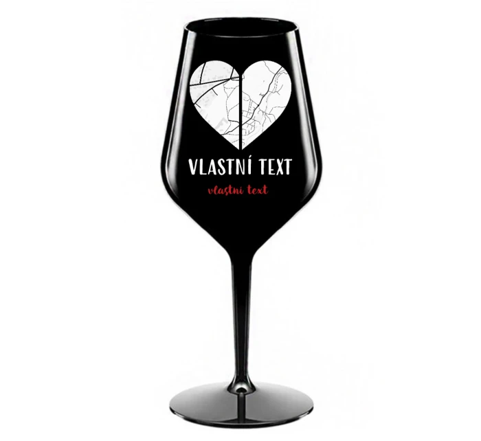 Personalizovaná nerozbitná sklenice - dvě mapy jako srdce Personalizovaná nerozbitná sklenice - dvě mapy jako srdce