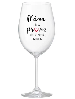 SE  čirá sklenice na víno 350 ml model 21859182 - Giftela