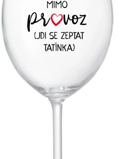 SE  čirá sklenice na víno 350 ml model 21859182 - Giftela