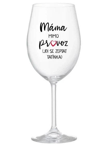 SE  čirá sklenice na víno 350 ml model 21859182 - Giftela