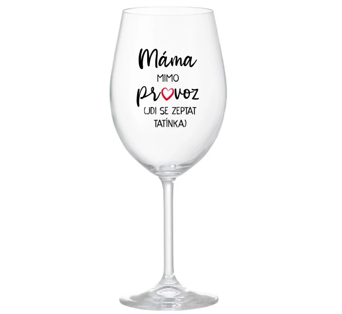 SE  čirá sklenice na víno 350 ml model 21859182 - Giftela