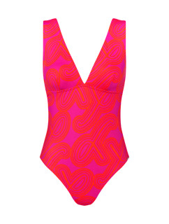 Dámské jednodílné plavky Flex Smart Summer OP 05 pt - PINK - růžové M019 - TRIUMPH