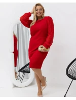 Sukienka plus size z model 21781236 - Moon