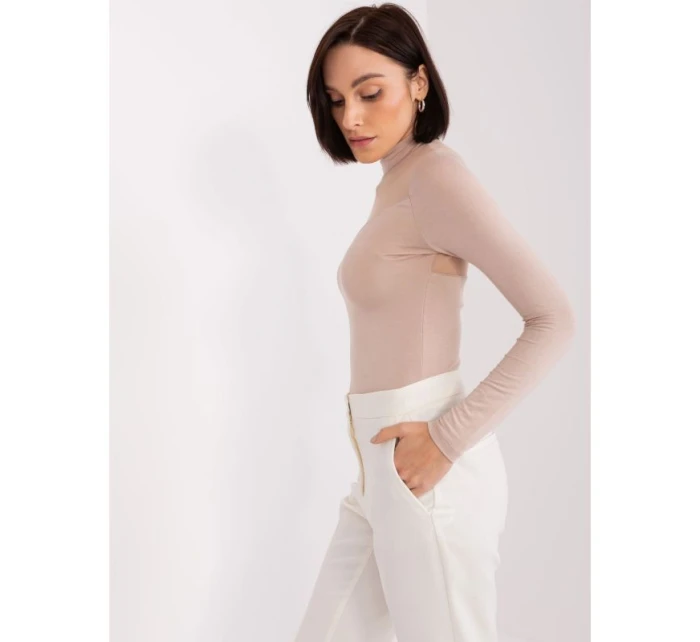 Béžová viskózová halenka model 21462263 - BASIC FEEL GOOD