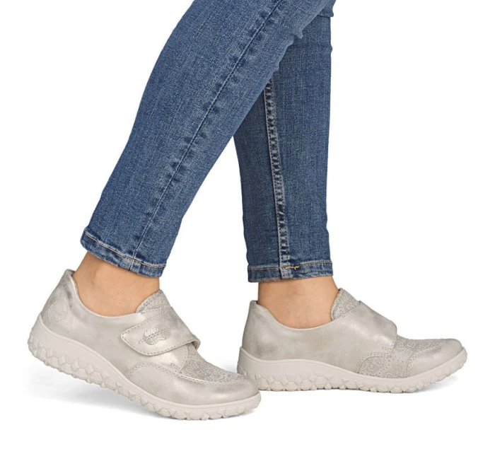 Dámská pohodlná polobotka na suchý zip model 21916775 - Rieker