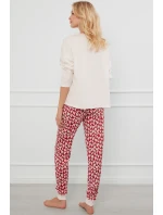 Italská móda Evora long length sp. barva:ecru/print Italská móda Evora long length sp. barva:ecru/print