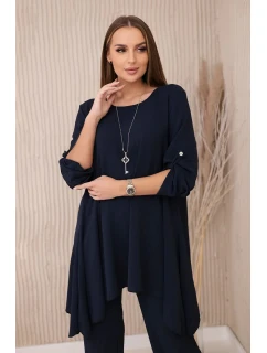 Sada halenky + kalhot s přívěskem námořnictvo