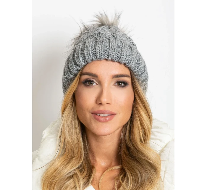 Dámská čepice AT CZ 1716501 šedá
