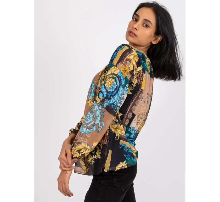 Halenka DHJ BZ 8643 3.65P černá a béžová