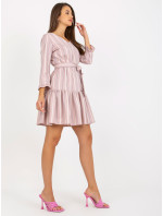 Dámské šaty LK SK model 17799950 tmavě růžová - FPrice