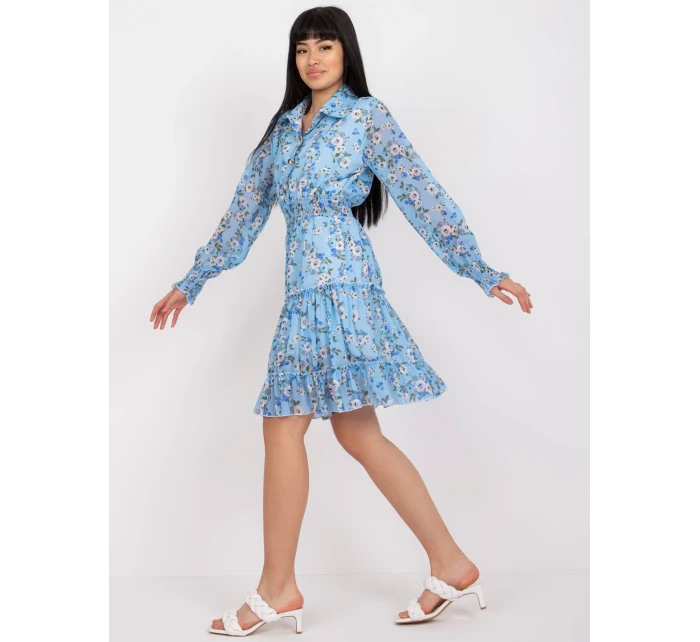 Dámské šaty DHJ SK C2212 světle modré