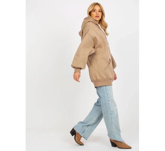 Dámská mikina  EM BL 694.20X tmavě lila - FPrice