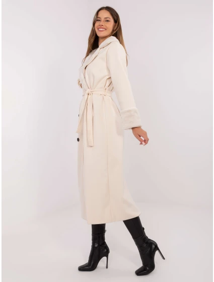 Płaszcz IT PL model 21441141 ecru - FPrice