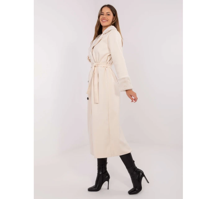 Płaszcz IT PL model 21441141 ecru - FPrice