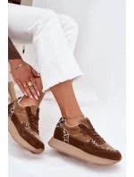 Dámské semišové tenisky Big Star HI-POLY SYSTEM – hnědá panterka Dámské semišové tenisky Big Star HI-POLY SYSTEM – hnědá panterka