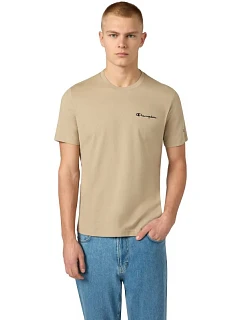 Pánské tričko SS Tee beige  pánské model 22119743 - CHAMPION