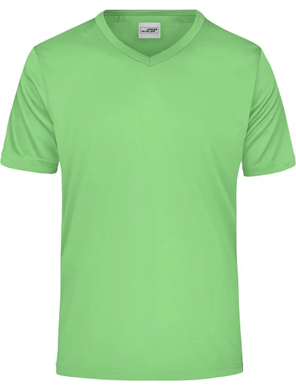 Daiber JN 736 Pánské sportovní tričko s výstřihem do V 02.0736 lime green Daiber JN 736 Pánské sportovní tričko s výstřihem do V 02.0736 lime green
