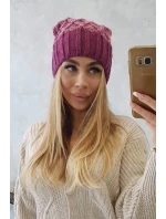 Milano fleecová čepice K203 pink model 18749975 pink - K-Fashion Milano fleecová čepice K203 pink model 18749975 pink - K-Fashion