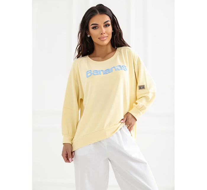 Bluza RV BL model 22084210 jasny żółty - FPrice Bluza RV BL model 22084210 jasny żółty - FPrice