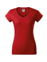 Fit V-neck tričko dámské červená Fit V-neck tričko dámské červená