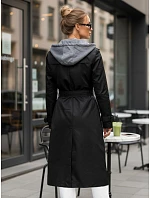 damski z kapturem czarny model 22092203 - FashionStreet