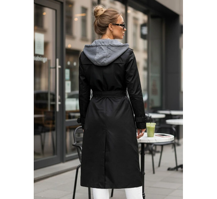 damski z kapturem czarny model 22092203 - FashionStreet