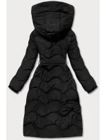 Černá rozšířená dámská bunda (ag2-j81)