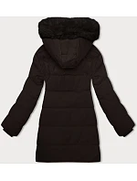 Dámská zimní bunda s kapucí J Style chocolate (16M9099-158) Dámská zimní bunda s kapucí J Style chocolate (16M9099-158)