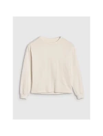 Dívčí oversize hladký rukáv s dlouhým rukávem 4F 4FJWSS25TLONF377-12S