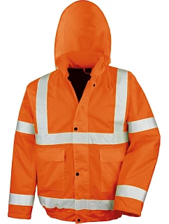 R Bezpečnostní zimní bunda 30. fluorescent orange model 22427924 - Result