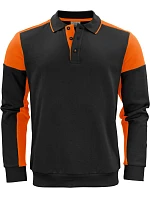 Printer Prime Polosweater Polo mikina 61.2060 black/orange Printer Prime Polosweater Polo mikina 61.2060 black/orange