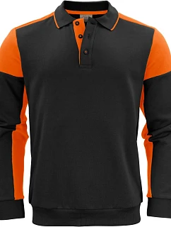 Printer Prime Polosweater Polo mikina 61.2060 black/orange